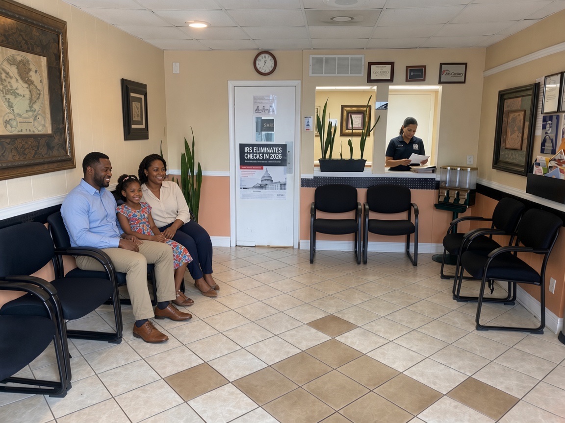 Family in the waiting room
