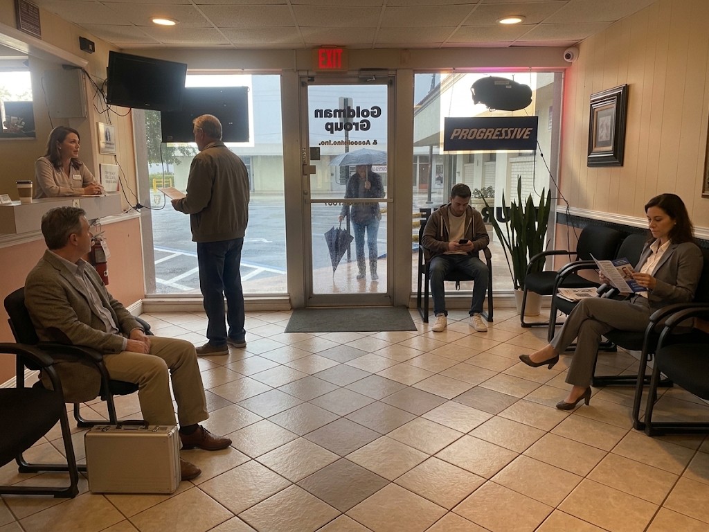 Reception area